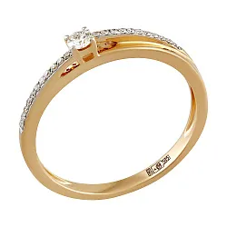 Кольцо Золото 585, Бриллиант 36-41R01226-X1DD