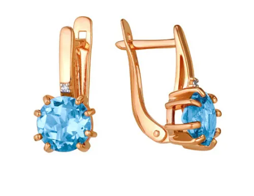 Серьги, Золото 585, 246308 1 6 1