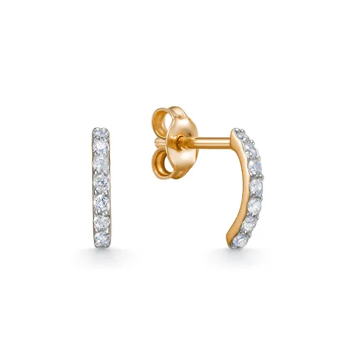 Серьги пусеты-гвоздики, Золото 585, 04-62-0596-00