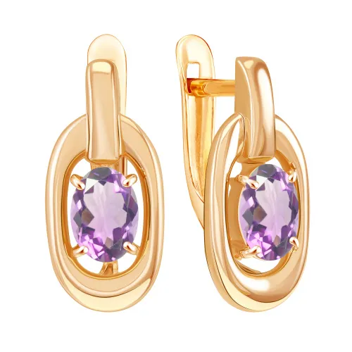 Серьги, Золото 585, 02-52-0392-01