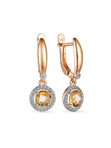 Серьги, Золото 585, 2004704ЦТ