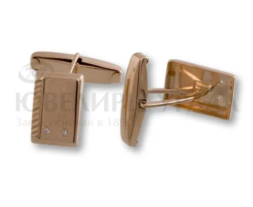 Запонки,  Золото 585 1203962A70 Запонки,  Золото 585 1203962A70