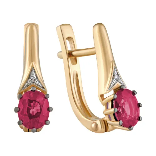 Серьги, Золото 585, 36-41E01284-S0DDRU