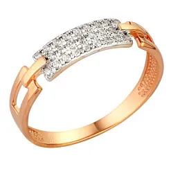 Кольцо Золото 585, Фианит 1102307 1 1 1