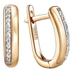 Серьги, Золото 585, Бриллиант 84-41E01191-S0DD