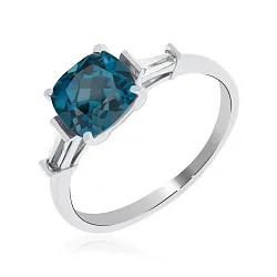 Кольцо Серебро 925, Топаз 1340071939-76 Кольцо Серебро 925, Топаз 1340071939-76
