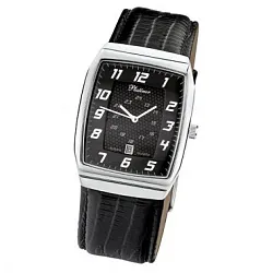 Часы,  Серебро 925, черный КЗМ 51300.507