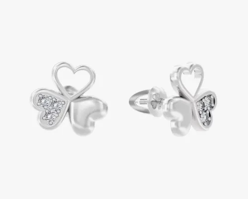 Серьги пусеты-гвоздики, Серебро 925, 1054592-01110