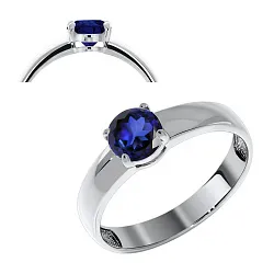 Кольцо Серебро 925, Сапфир 1340880254-82 Кольцо Серебро 925, Сапфир 1340880254-82