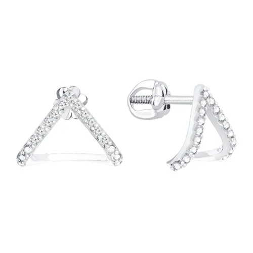 Серьги пусеты-гвоздики, Серебро 925, 2340205461л