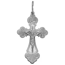 Подвеска крест, Серебро 925 KP 19 Подвеска крест, Серебро 925 KP 19