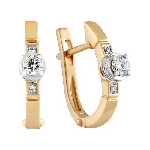 Серьги, Золото 585, 65-41E01230-X1DD