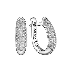 Серьги, Золото 585, Бриллиант 83-42E00009-F0DD