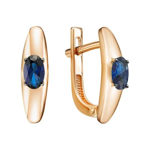 Серьги, Золото 585, С114-5242ГТС Серьги, Золото 585, С114-5242ГТС