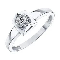 Кольцо Золото 585, Бриллиант Т30561Б858