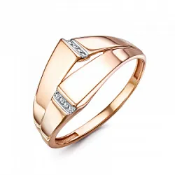 Кольцо Золото 585, Фианит 1489707 1 1 1