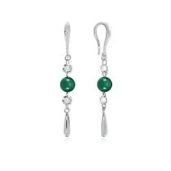 Серьги, Серебро 925, Агат 2340390797-60