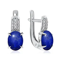 Серьги, Серебро 925, Лазурит 2340470373л Серьги, Серебро 925, Лазурит 2340470373л