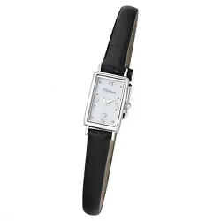 Часы,  Серебро 925, черный КЗМ 200200.116