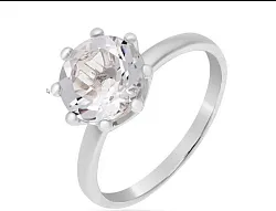 Кольцо Серебро 925, Хрусталь горный 656292 Кольцо Серебро 925, Хрусталь горный 656292