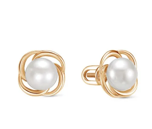 Серьги пусеты-гвоздики, Серебро 925, Z2-10597-1з