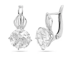 Серьги, Серебро 925, Хрусталь горный 645779