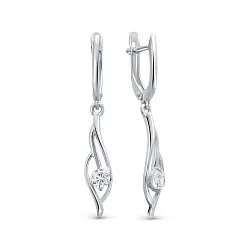 Серьги, Серебро 925, Фианит Z2-10634