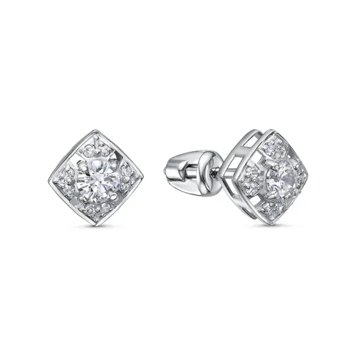 Серьги пусеты-гвоздики, Золото 585, б0506751