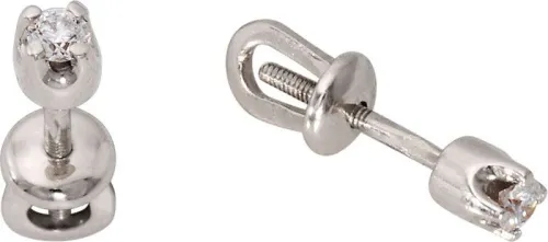 Серьги пусеты-гвоздики, Золото 585, 119721ю