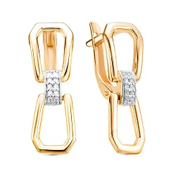 Серьги, Серебро 925, Фианит Z2-11228з