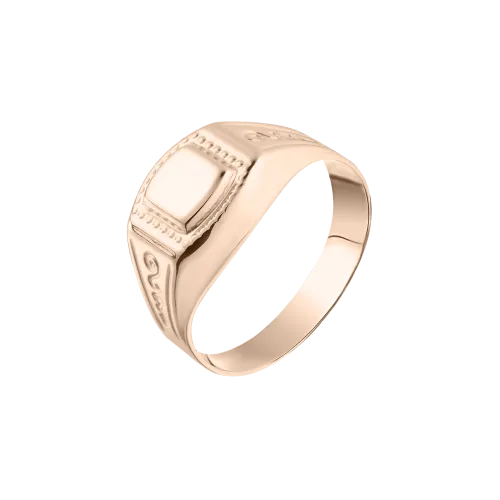 Кольцо мужское (печатка). Золото 585, А 026027