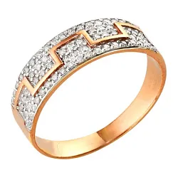 Кольцо Золото 585, Фианит 1104207 1 1 1