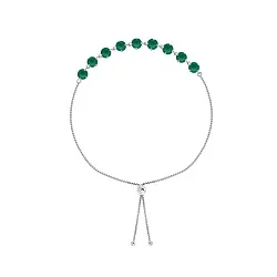 Браслет фантазийный Серебро 925 
 , Агат 4340392564-18-60 Браслет фантазийный Серебро 925 
 , Агат 4340392564-18-60