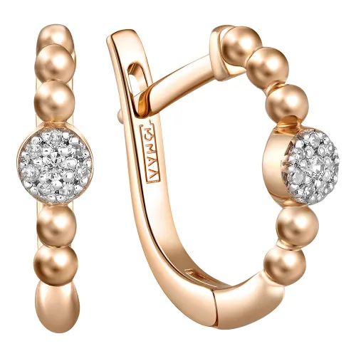 Серьги, Золото 585, 84-41E01441-X0DD Серьги, Золото 585, 84-41E01441-X0DD