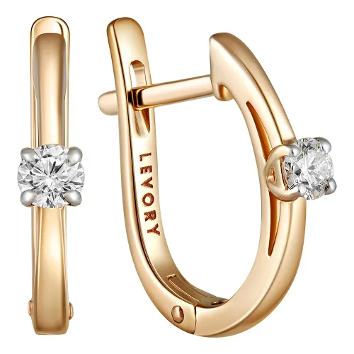 Серьги, Золото 585, 65-41E01262-F0DD Серьги, Золото 585, 65-41E01262-F0DD