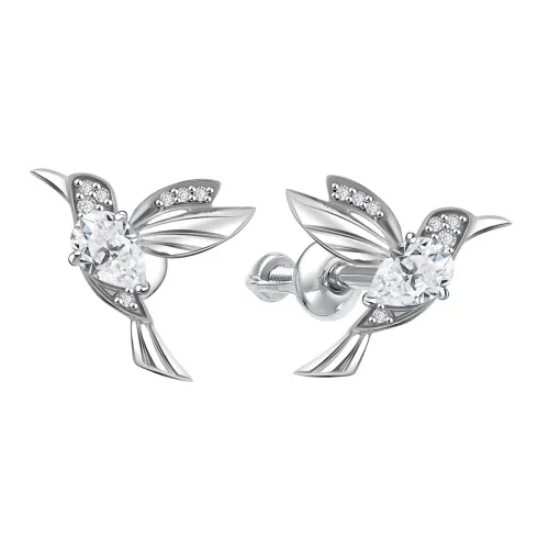 Серьги пусеты-гвоздики, Серебро 925, 90-02-8390-01