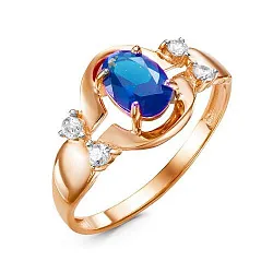 Кольцо Золото 585, Топаз 1420708 1 6 1