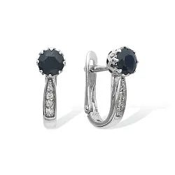 Серьги, Золото 585, Сапфир С210-1235ГТС Серьги, Золото 585, Сапфир С210-1235ГТС