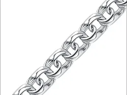 Цепочка Серебро 925, плетение Бисмарк 1545