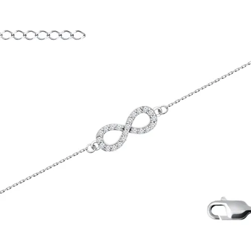 Браслет фантазийный Серебро 925 
 4340205286л-16-17