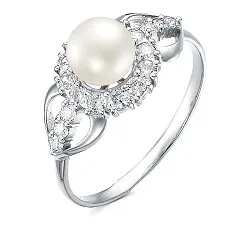 Кольцо Серебро 925, Жемчуг 90-01-0123-50 Кольцо Серебро 925, Жемчуг 90-01-0123-50