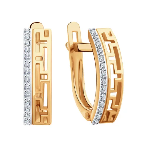 Серьги, Золото 585, Т14702Г598 Серьги, Золото 585, Т14702Г598