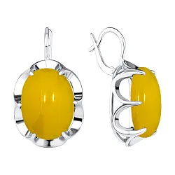 Серьги, Серебро 925, Агат 2340395808-1-50