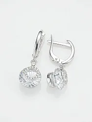Серьги, Серебро 925, Фианит С-218рф