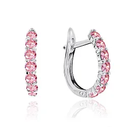 Серьги, Серебро 925, Фианит 2340201319-30