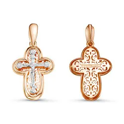 Подвеска крест, Золото 585 080606 Подвеска крест, Золото 585 080606