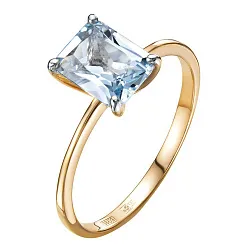 Кольцо Золото 585, Топаз К122-6972ТС