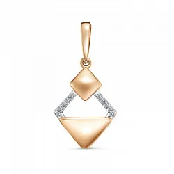 Подвеска фантазийная,  Золото 585, Фианит 3658107 1 1 1