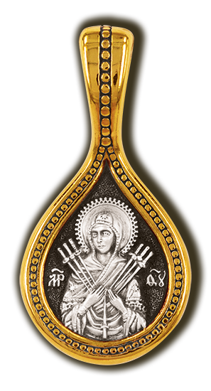 Иконка нательная,  Серебро 925, 08467