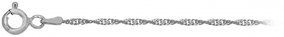 Цепочка Серебро 925, плетение Сингапур, CP 302R